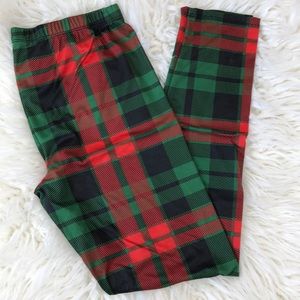 NWOT Cold Crush Red/green Leggings Sz XL